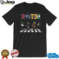 Boston Sports Mascots Abbey Road Parody Red Sox Patriots Bruins Celtics T Shirt