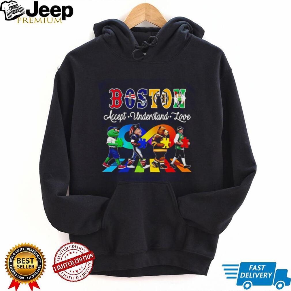 Boston Sports accept understand love mascot shirt