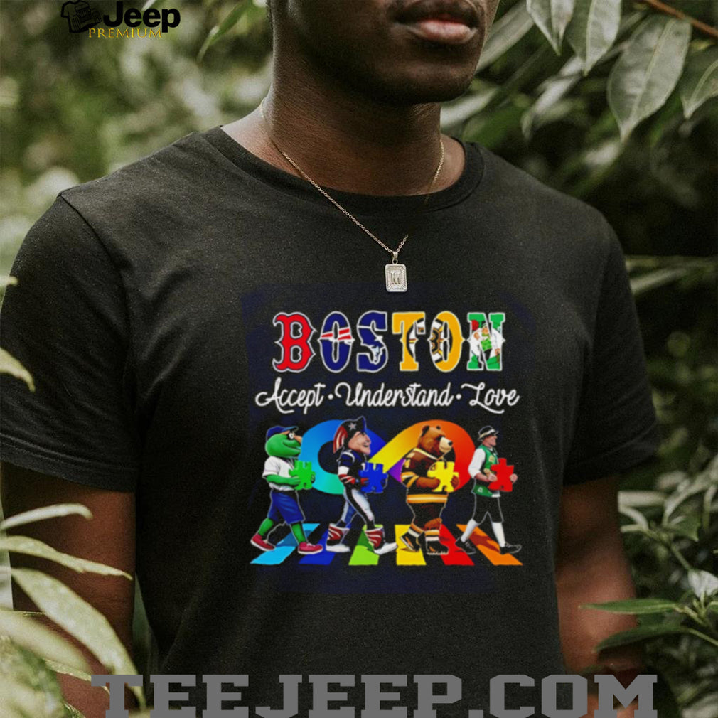 Boston Sports accept understand love mascot shirt