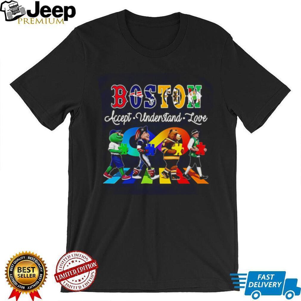 Boston Sports accept understand love mascot shirt
