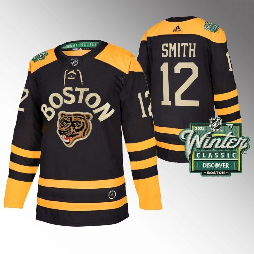 Boston Bruins #12 Craig Smith 2023 Winter Classic Black