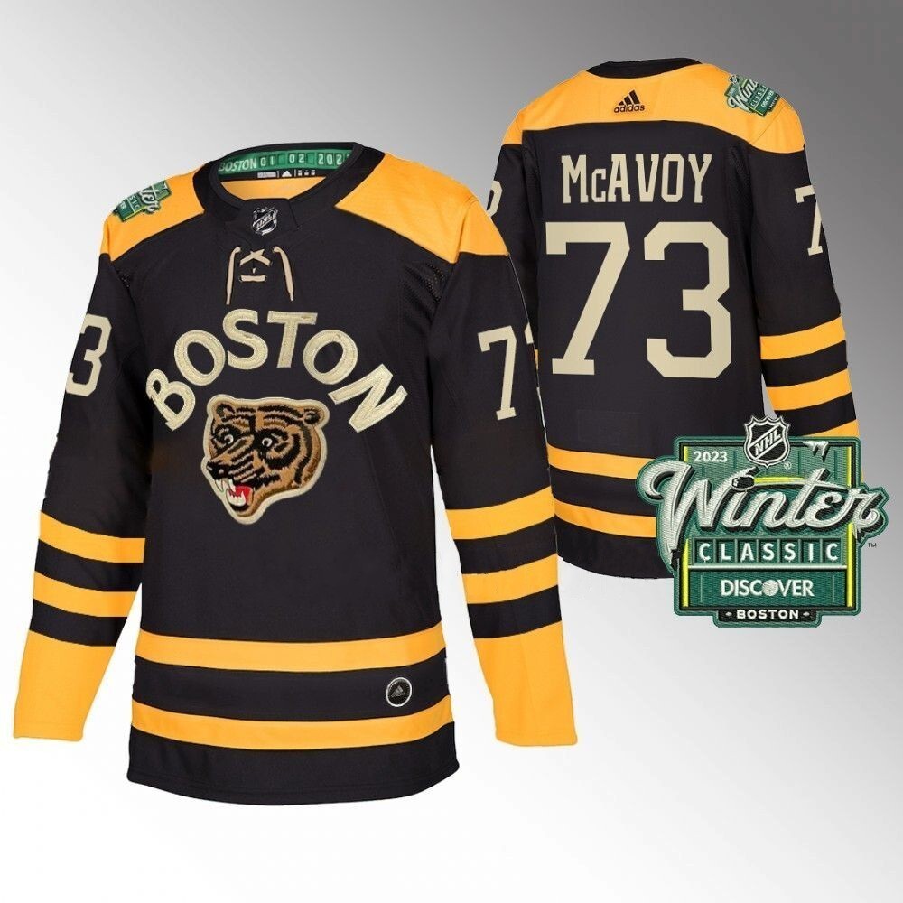 Boston Bruins #73 Charlie McAvoy 2023 Winter Classic Black