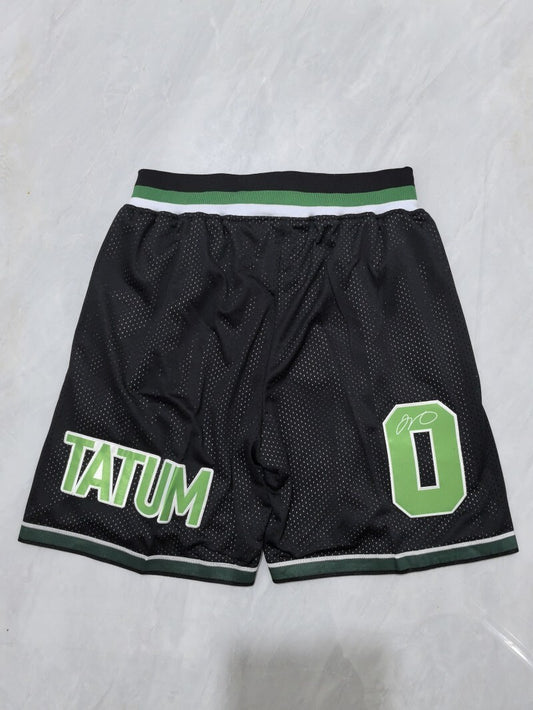 Boston Celtics Celtics Black Retro Shorts Style 1