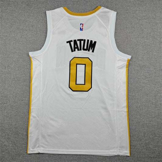Boston Celtics #0 Jayson Tatum 26 0 White City Edition Style 1