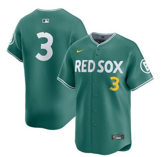 Boston Red Sox #3 Ceddanne Rafaela Green 2025 City Connect Limited Stitched