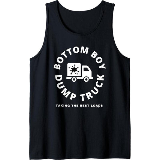 Bottom Boy Dump Truck Gay Muscle Daddy Bear Pride LGBTQ Tank Top MADE IN USA