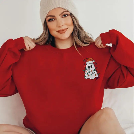 Boujee Christmas sweatshirt, Merry and Bright Shirt, Christmas Crewneck, Holiday Sweater, Booojee Funny Xmas Shirt, Christmas Santa tee