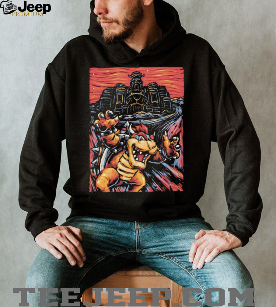 Bowser Castle Video Game Graphic T Shirt