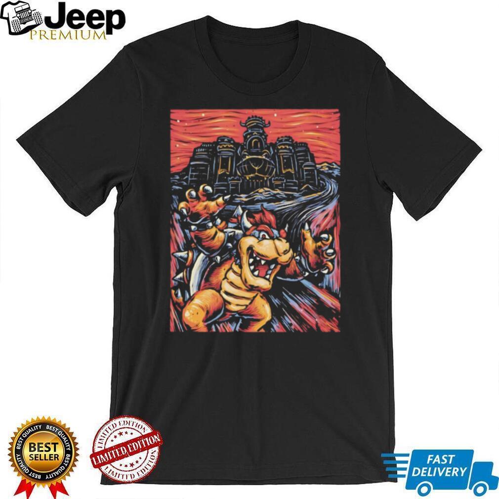 Bowser Castle Video Game Graphic T Shirt
