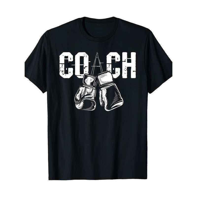 Boxing Coach - Kickboxing Kickboxer Gym Boxer 220g 100% Cotton T-Shirt made in usa