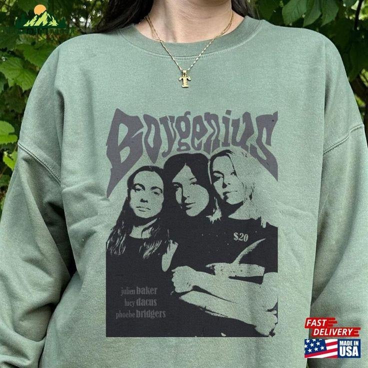 Boygenius Sweatshirt Reset Tour 2023 Sweatshirt Band Classic Unisex