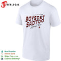 Boys get sad too Racing Team theres more track ahead shirt