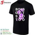 Boys get sad too flowers shirt
