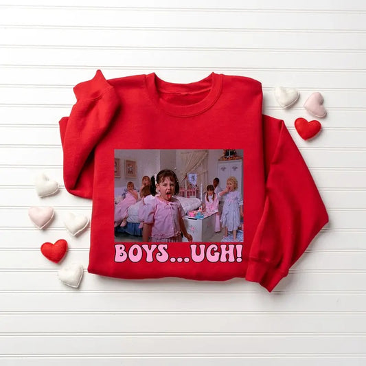 Boys... Ugh! Sweatshirt, Funny Valentine's Day Sweatshirt, Valentine's Day Sweatshirt, Boys Ugh Sweater, Valentine's Day Gift