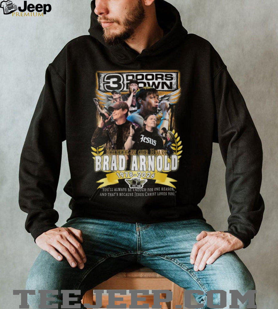 Brad Arnold 3 Doors Down Tribute T Shirt 1978 2026 Forever In Our Heart
