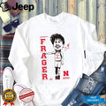 Braden Fraeger Nebraska Basketball #5 Caricature White T Shirt