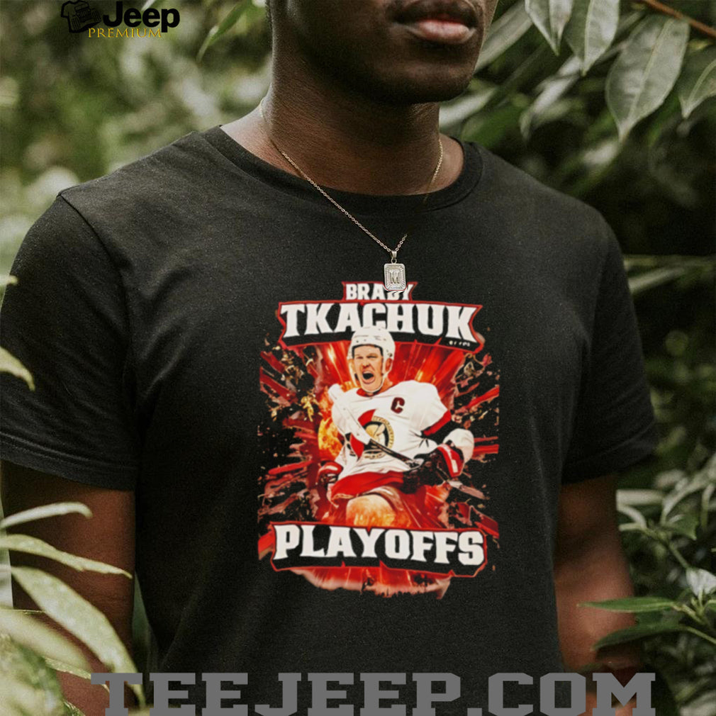 Brady Tkachuk Ottawa Senators Hockey Stanley Cup Playoffs 2026 Retro Fans Men T Shirt