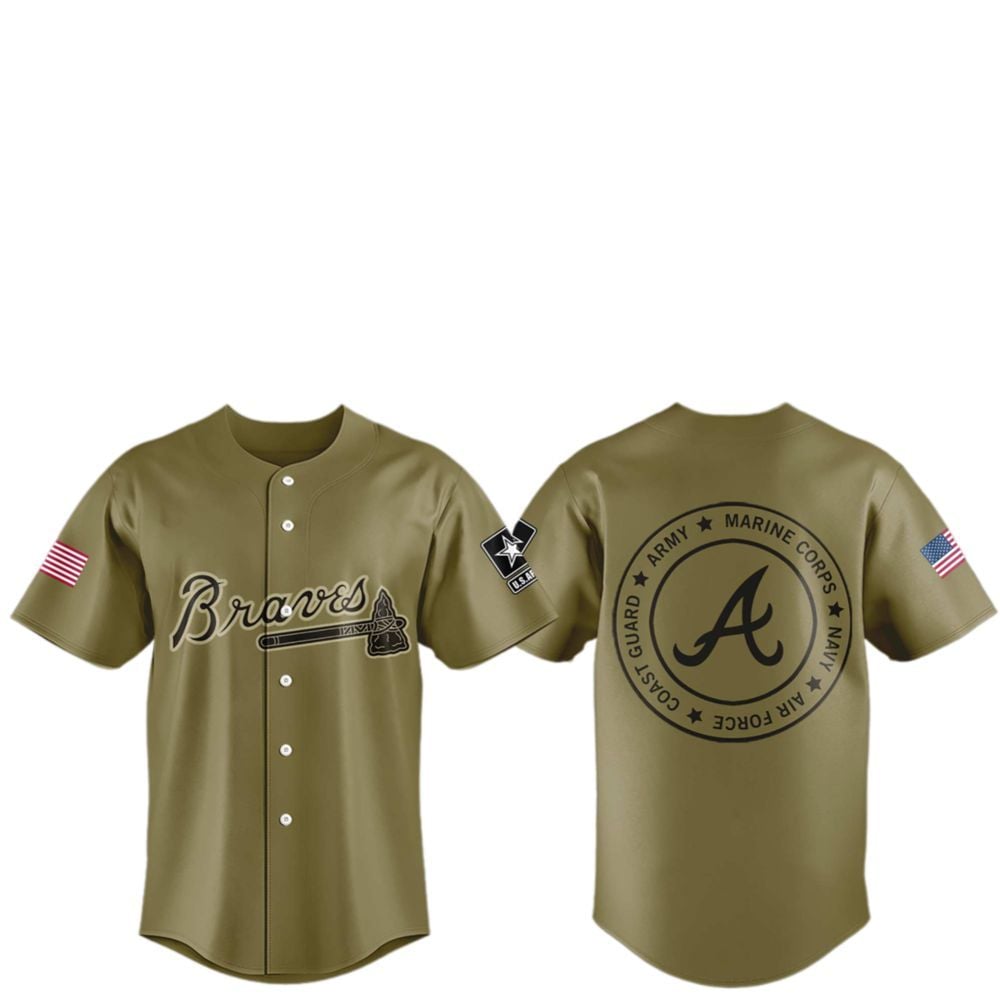 Braves x Military Appreciation Night 2025 Jersey - Grishko.com