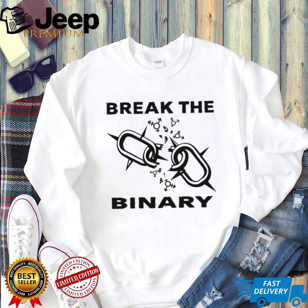 Break The Binary Transgender Pride Gender Inclusive T Shirt