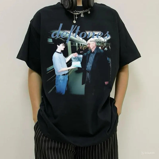 Breaking Bad X Harry Funny Shirt - Walter White Rock Merch, Deftones Tee, Perfect Gift for Fans | Cool Graphic Shirt Cotton Fabric SGR