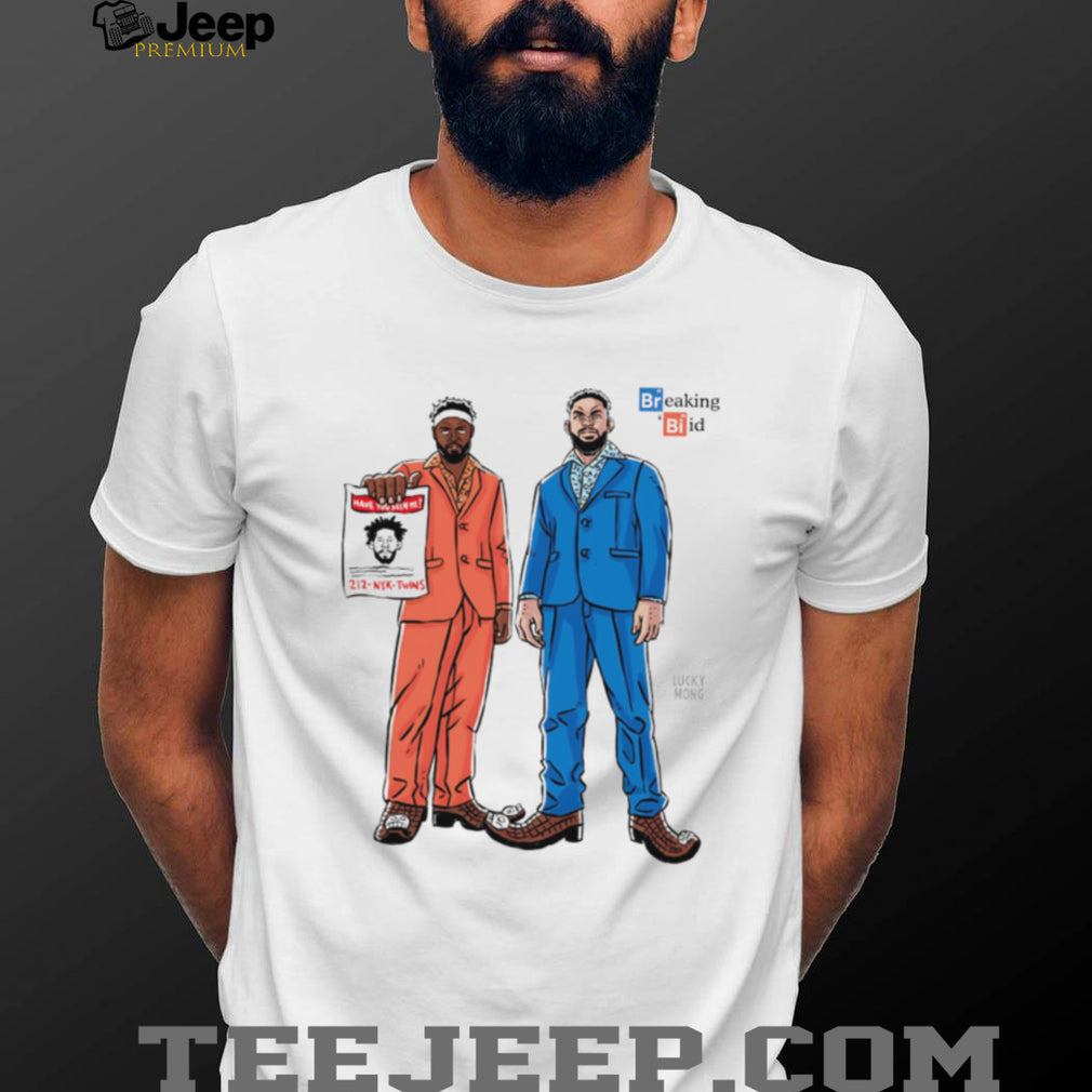 Breaking Bid Lucky Mong New York Basketball Parody T Shirt