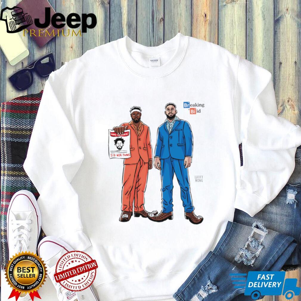 Breaking Bid Lucky Mong New York Basketball Parody T Shirt