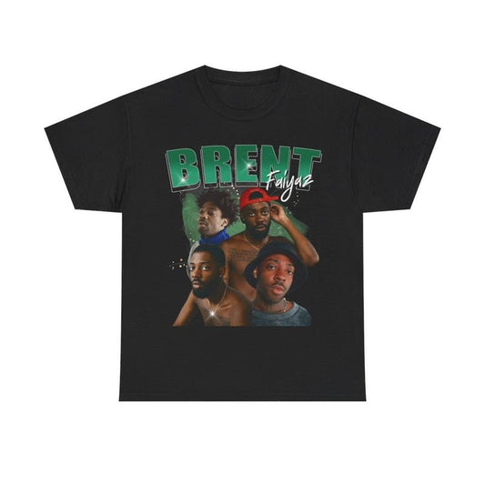 Brent Faiyaz Bootleg 90s Retro Vibe Graphic Tee Vintage T-shirt Rap Tee Sonder Hip hop RnB Shirt Casual Cotton Menswear Top Classic Smooth Underwear Tshirt Streetwear Man Crewneck Shortsleeve