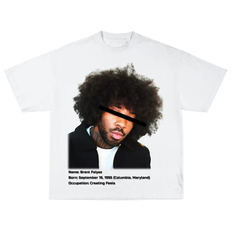 Brent Faiyaz Graphic Tee, Brent Faiyaz Sonder Graphic Tee, 90's Vintage Rap Tee, Graphic T-shirt