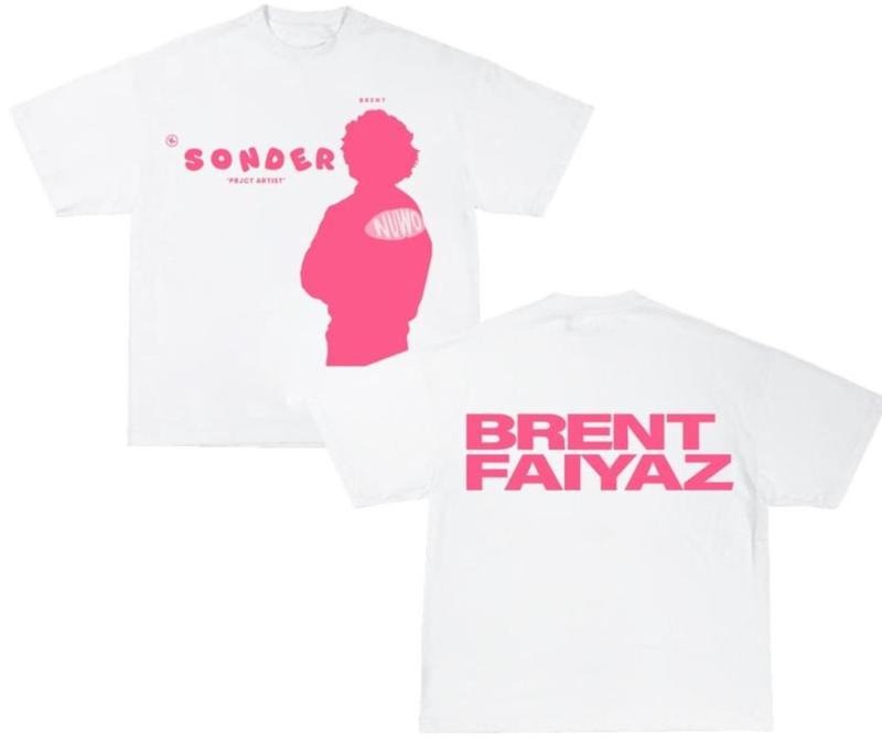 Brent Faiyazzz Pink Vibrant Graphic T-Shirt Hoodie, Sweatshirt | WearSparks.com