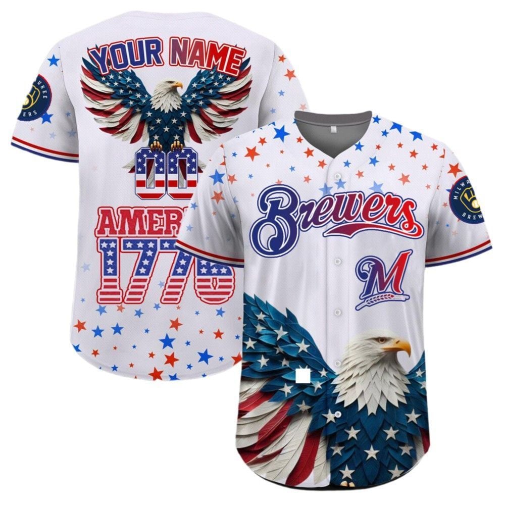 Brewers Independence Day Baseball Jersey 2025 - Grishko.com T-Shirts, Hoodie, Sweatshirt | WearSparks.com (Image 2)
