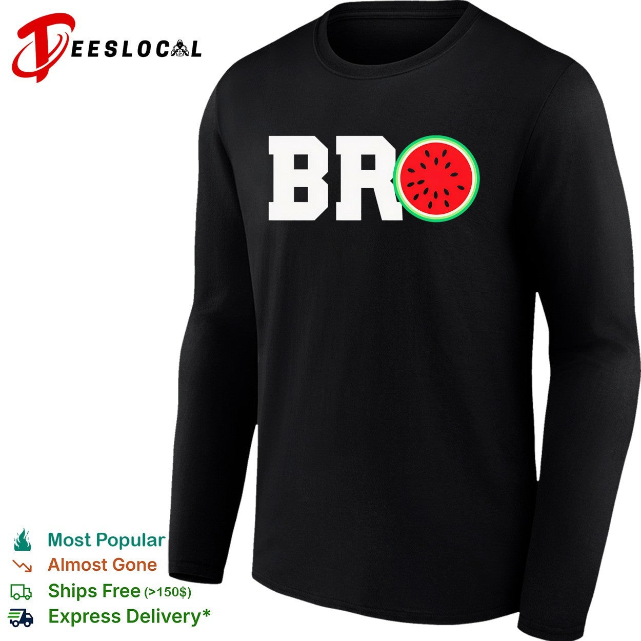 Bro watermelon slice shirt