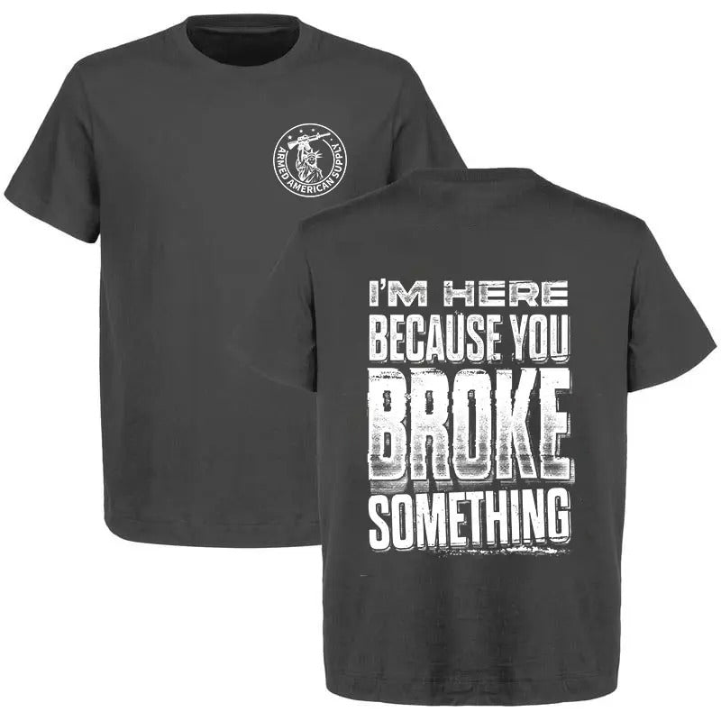 Broke Something - Hi-Visibility Safety Yellow UPF 50 Long Sleeve Sun Shirt Hoodie, Sweatshirt | WearSparks.com