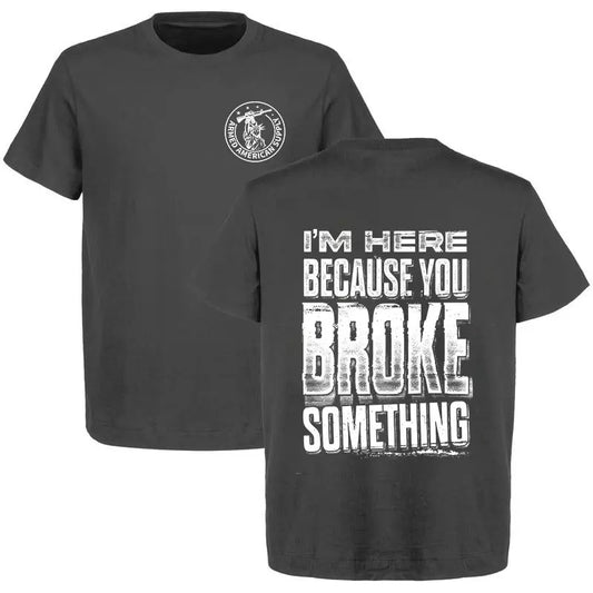 Broke Something - Hi-Visibility Safety Yellow UPF 50 Long Sleeve Sun Shirt Hoodie, Sweatshirt | WearSparks.com