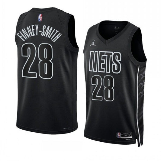 Brooklyn Nets Dorian #28 Finney-Smith 2022-23 Statement Edition Black Swingman