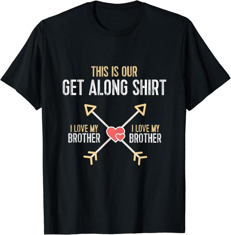 [100% Cotton]Sibling Fighting Getalong TShirt - Brother/Brother Tee Hoodie, Sweatshirt | WearSparks.com
