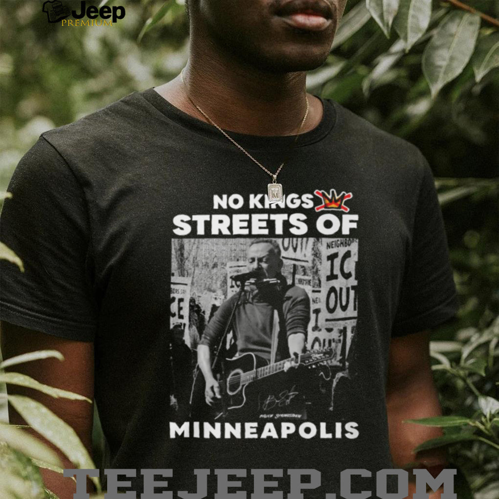 Bruce SpringsT Shirtn No Kings Streets of Minneapolis Graphic T Shirt