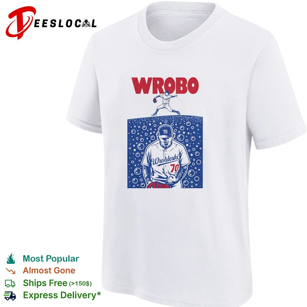 Wrobleski 70 Wrobo Roto Wear baseball pitcher shirt