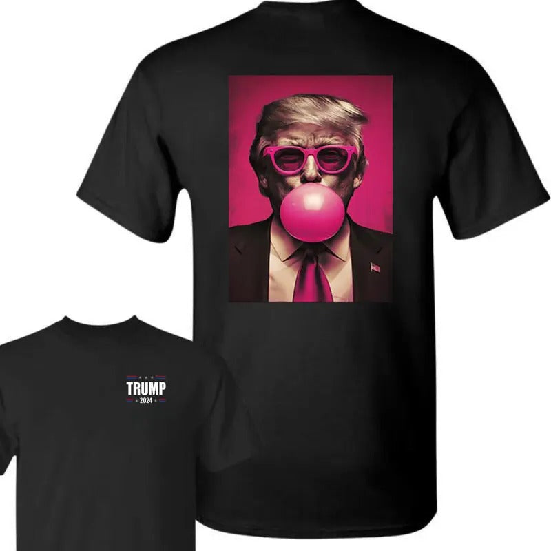 Bubble Gum Trump Tee, Trump 2024 Shirt, Donal. tr, President, Republican Shirt Unisex, Trump Christmas, Christmas Shirt, All size