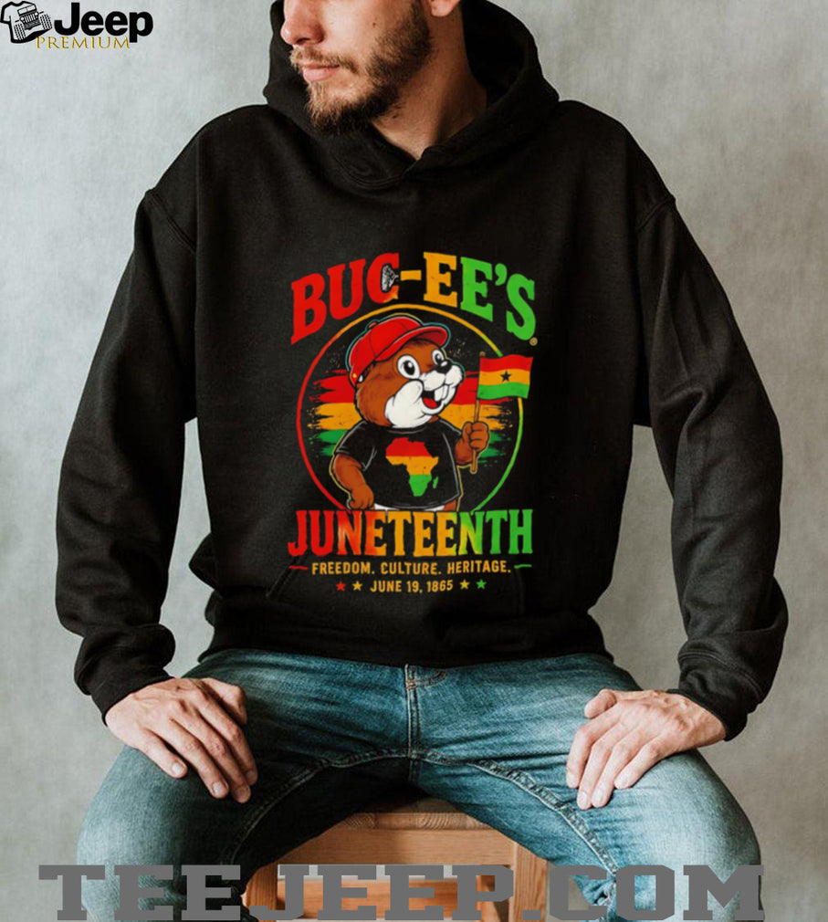 Buc ee’s Juneteenth freedom culture heritage June 19 1865 Ghanaian flag shirt