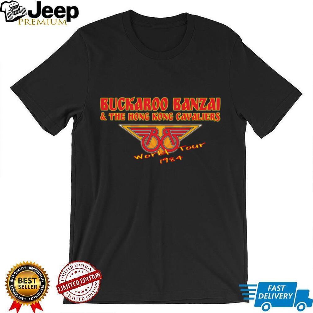 Buckaroo Banzai Hong Kong Cavaliers 1984 World Tour Vintage Style T Shirt