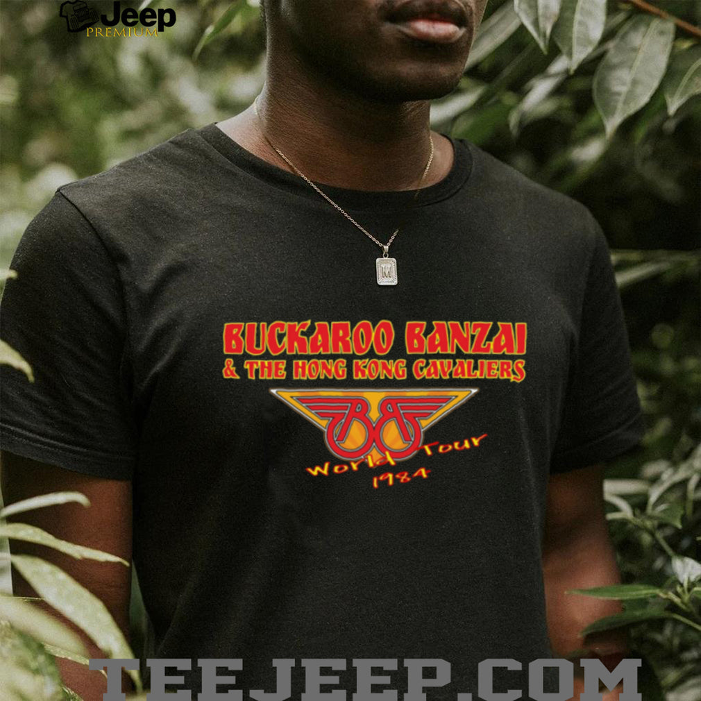 Buckaroo Banzai Hong Kong Cavaliers 1984 World Tour Vintage Style T Shirt