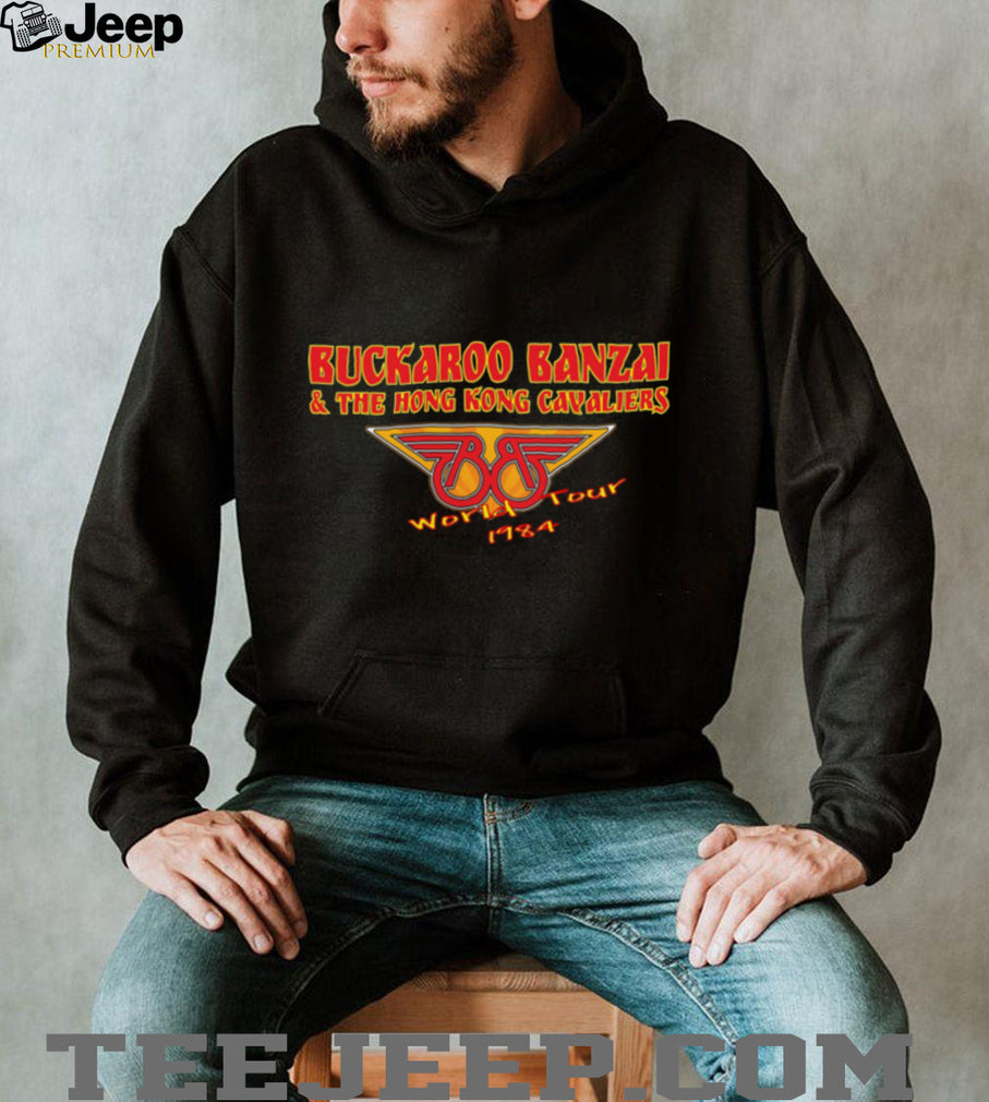 Buckaroo Banzai Hong Kong Cavaliers 1984 World Tour Vintage Style T Shirt