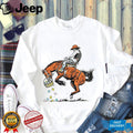 Bucking Bronco Cowboy Spilling Easter Egg Basket T Shirt