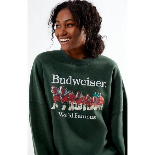 Budweiser Women's By PacSun Clydesdale Crew Neck Sweatshirt