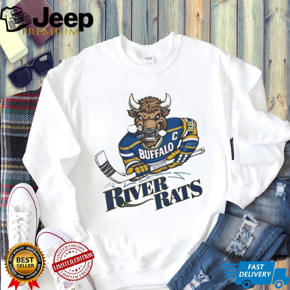 Buffalo River Rats Hockey Mascot Graphic T Shirt