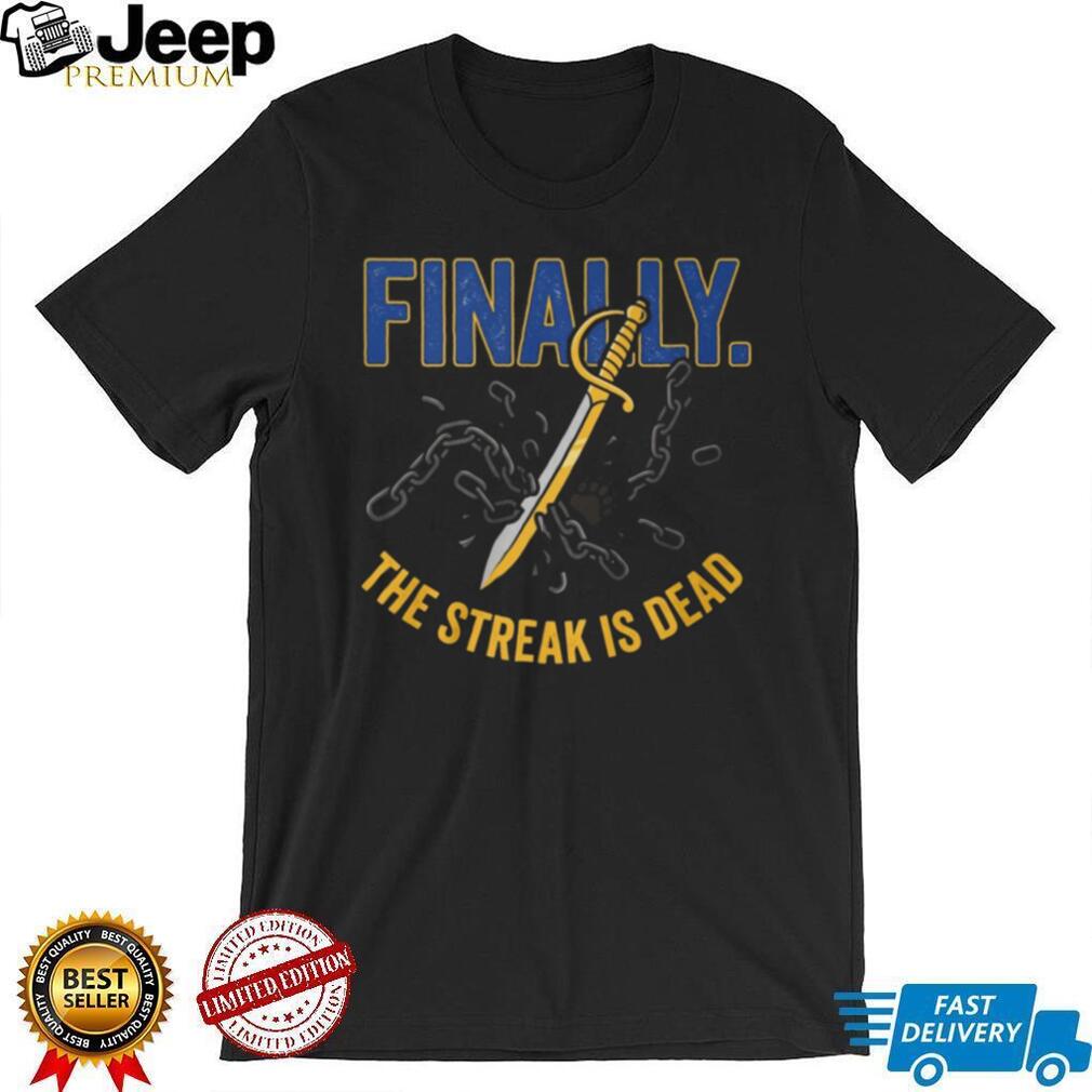 Buffalo Sabres Finally The Streak Is Dead Broken Chains T Shirt