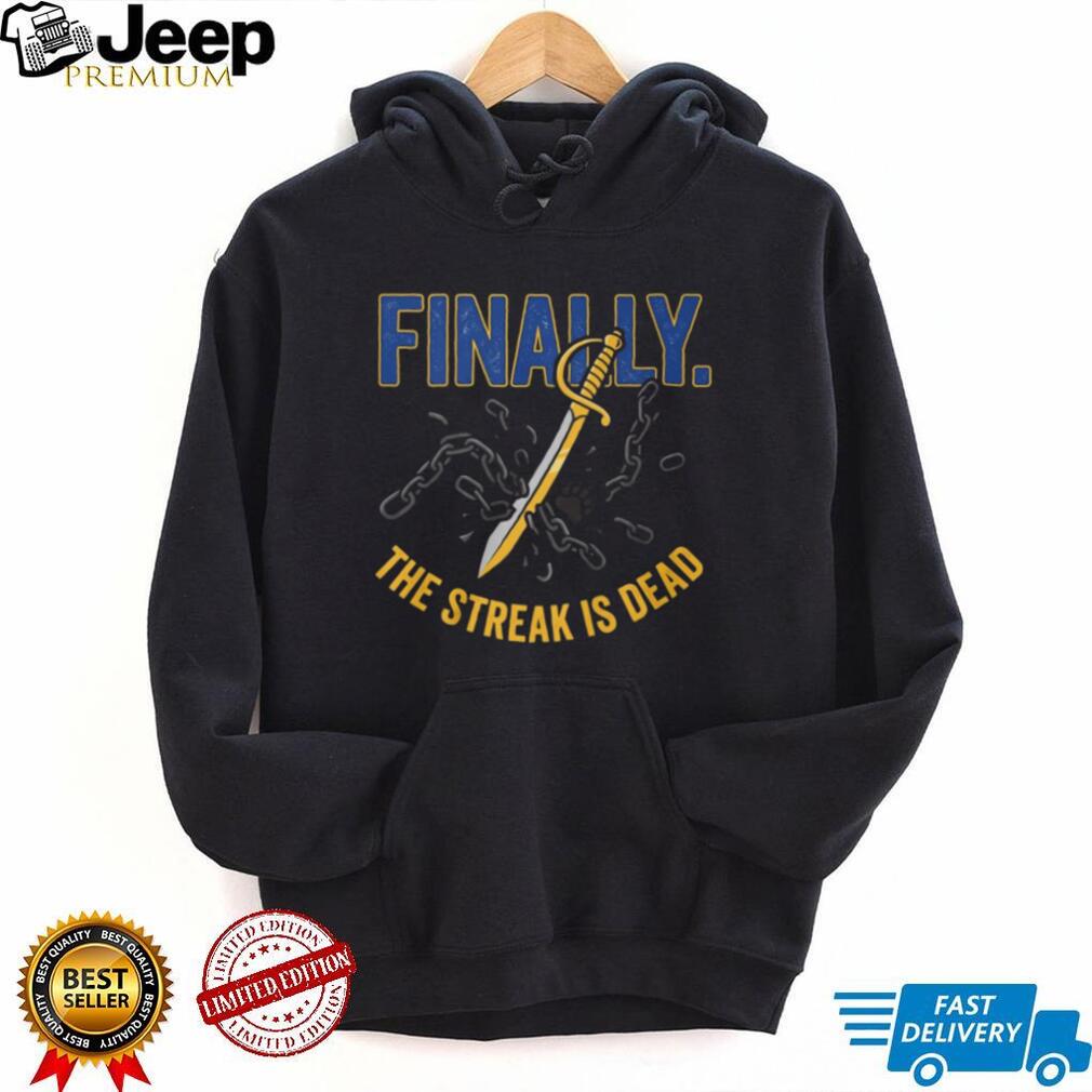 Buffalo Sabres Finally The Streak Is Dead Broken Chains T Shirt