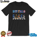Buffalo Sports Mascots Abbey Road Crossing Sabres Bills Bisons Bandits T Shirt