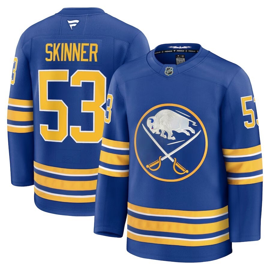 Buffalo Sabres #53 Jeff Skinner Home Premium Jersey - Royal