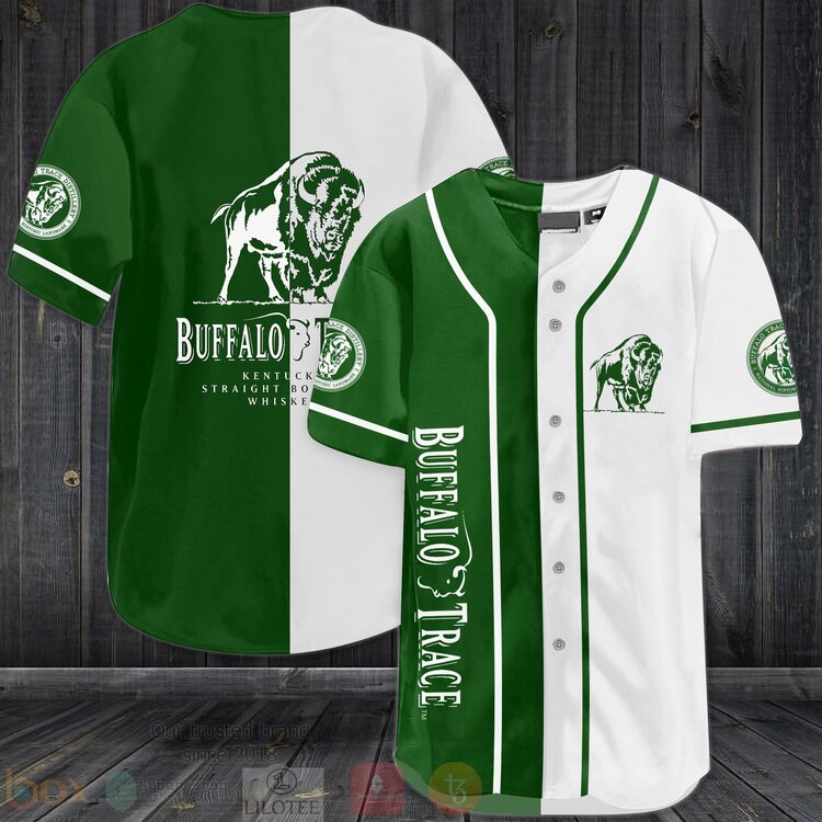FASHION Buffalo Trace Baseball Jerseys Botton Shirt